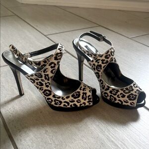 Leopard Print Women's Heels